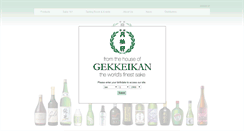 Desktop Screenshot of gekkeikan-sake.com